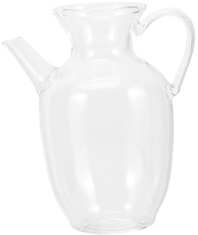 Alipis Jarra De Vidrio Para Agua Fría y Té Jarra De Leche Desayuno Resistente y Duradera Diseño Simple