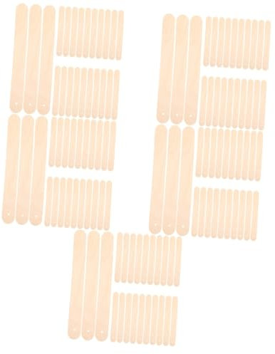 iplusmile 250piezas Palos De Madera Para Helados y Manualidades Palos De Hielo Reutilizables De Herramientas Para Crear Postres y Proyectos