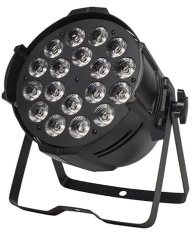 MZZYG Alliage D'aluminium LED par 18x12W RGBW 4in1 Can par 64 LED Projecteur DJ Projecteur Wash Stage Lighting Super Brillant