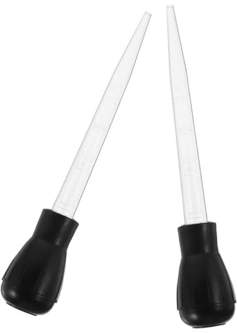 CRILSTYLEO 2 Pièces Injecteur De Dinde Et Poire À Aspiration Poire À Viande Cuisson Poire À Viande Griller Poire À Viande Outil De Cuisine pour L'Injection De Saveur 30 ML