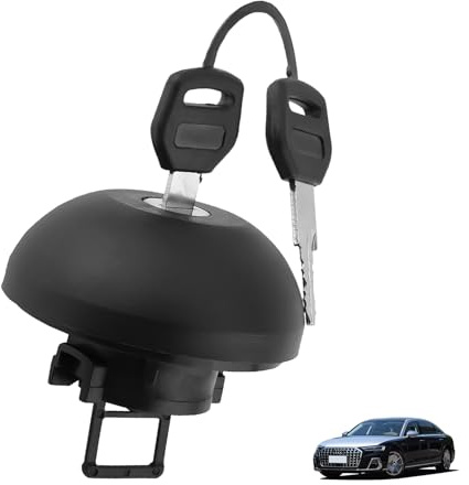 Tankdeckel Kompatibel mit Renault Master II Clio Kangoo Trafic, Tankdeckel Kraftstoffbehälter Tankverschluss mit Schloss und 2 Schlüsseln, OEM 7701471585, Wasserdicht, für Benzin- und Diesel-Fahrzeuge