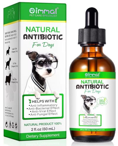 Dogs Antibiotics, Natural Antibiotics for Dogs, Supports Immune Health, Itch Relief, Anti inflammatory, Kennel Cough, Allergy Relief & More, Dog Multivitamins, Bacon Flavor (Dog)