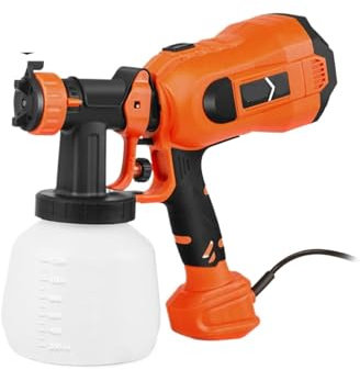 TETEOM Pulverizador de Pintura eléctrico HVLP de Alta Potencia de 750 W con 1200 ml de Capacidad, fácil de pulverizar y Limpiar for Pintar en casa. Airless para Pintar Profesional