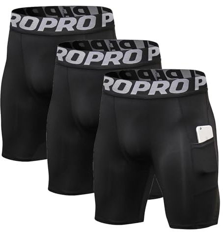 BEGIANT Herren 3er Pack Kurz Kompressionsshorts Sport Unterwäsche Laufen | Atmungsaktive Kompressionshose mit 4-Wege-Stretch, Schnelltrocknend und Scheuerfreien Flachnähten für Fitness & Radfahren