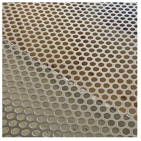 DTVEW Chapa Perforada Chapa Multiusos de Acero Inoxidable 0.8mm de Espesor Barandilla de Escalera Decoración DIY(0.38x1m)