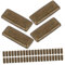 COOPHYA 100 Piezas Hoja de planchar de cobre metálico. pernos prisioneros del remache Patalios de espiga plana remaches espárrago plano joyas de ropa accesorios de ropa tachuelas Dorado