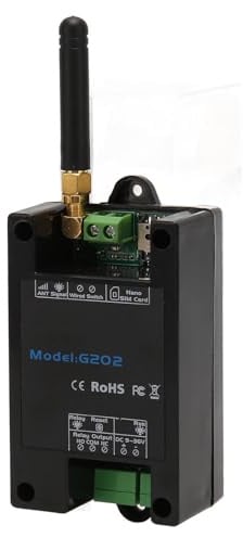 ANGGREK GSM Tor-Fernbedienung GSM Toröffner GSM Türöffner mit Fernschalter für Autorisierte Anrufe 85090018001900MHz Quadband Bis zu 200 Telefonnummern Programmierbar Relais