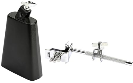 Mikikit Professionelles Schlagzeug Kuhglocken Trommelset aus Metall mit Reichhaltigem Klang und Sicherer Anwendung für Musiker und Schlagzeuger