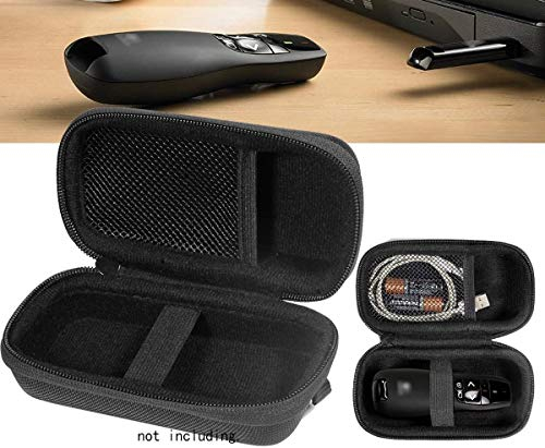 CaseSack Presenter Case kompatibel mit Logitech Wireless Presenter R800, R400, Spotlight; Red Star PR-819, Targus 2BH2854, BEBONCOOL, AMERTEER, ESYWEN, MicVista Mic V01, Doosl, Netztasche