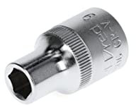 GEDORE red Douille, Entraînement 1/2 12,5 mm, 6 pans, Diamètre 9 mm, Outil, R61000906, Acier chromé