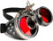 4sold Loupes Steampunk Antique Copper Cyber ​​Goggles Rave Goth Vintage Victorian Sonnenbrillen Inklusive GRATIS UV400 Sonnenbrille Objektiv und zusätzliche Aufkleber alle Bilder sehen