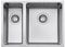 JASSFERRY Undermount Stainless Steel Kitchen Sink 1.5 One Half Bowl Lefthand Smaller Bowls with Strainer Waste & Pipe Kit 590 X 440 mm
