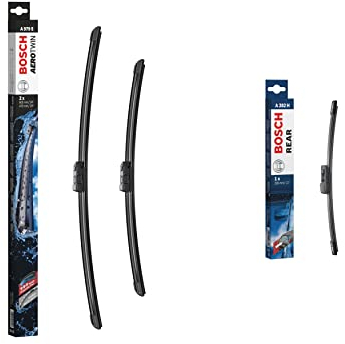 Wischblatt Satz Aerotwin A979S + Bosch A282H Rear Heckscheiben-Wischer