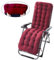 1 Cushion for garden chaise longue chaise longue portable anti-slip cushion thick
