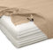 TRAUMSCHLAF kuschelig weiches Feinbiber Haustuch Bettlaken aus 100% Baumwolle ohne Spanngummi in weiteren Farben, Größen 150x250 cm Sand
