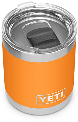 YETI Rambler 10 oz Lowball, Vacuum Insulated, Stainless Steel with MagSlider Lid, King Crab