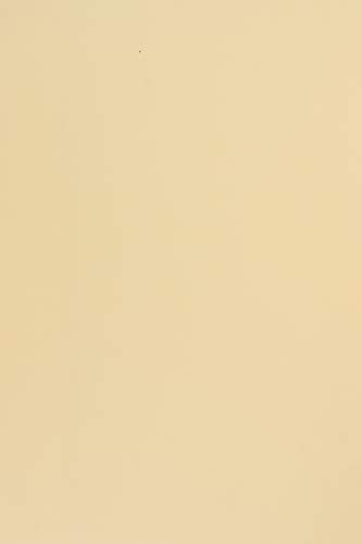 Netuno 20x Tonkarton Vanille DIN A4 21 x 29,7 cm 170g Sirio Color Paglierino Farbiges Tonpapier buntes Bastelpapier bedruckbar für Karten Einladungen Bastelbogen A4 Kartengestaltung Basteln
