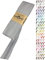 Sandras-Bastelladen Schrägband/Einfassband Baumwolle Uni gefalzt 5m x 20mm 007-Helles Grau