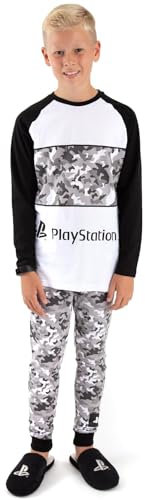 Playstation Pyjamas Jungen Spiel Camo PJs Lange Möglichkeiten 9-10 Jahre