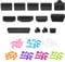 sourcing map Silicone Anti-Dust Port Stopper Plug Cover for PC Laptop Notebook Computers 8 Sets (13pcs/Set)
