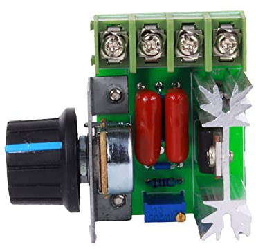AC 50 220V 2000W 25A Motor Rate Control Module Dimmer, Adjustable High power Electronic Voltage Regulator with Control Knob