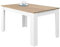 Mobelcenter – Mesa de Comedor Extensible Kendra – Mesa de Salón o Cocina Acabado en Color Roble Canadian y Blanco Artik – Medidas: Ancho: 140-190 cm x Fondo: 90 cm x Alto: 78 cm - (0904)