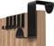 Shexkent Perchero Puerta, 6 Piezas Colgador Puerta Acero Inox Gancho Puerta Sin Taladrar Adecuado Para Dormitorio, Baño, Cocina, Armario, Negro