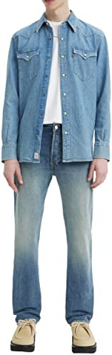 Levi's Men's 501 Original Fit Jeans, Misty Lake, 29W / 32L