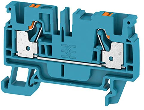 BLOCCO TERMINALE, BLOCCO DIN, 2POS, 12AWG, Morsettiere per montaggio su guida DIN, Qty.1 | 2051210000