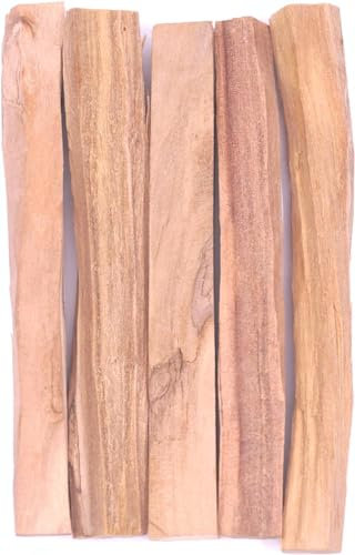 Farbenwald Sandelholz aus Indonesien, 1. Grad, 5 Scheite, ca. 30g, reifes Kernholz, Santalum Album, Räucherwerk