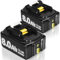 2X 8.0Ah Ersatzakkus für Makita Akku 18V BL1860 Ersatzakku für Makita Akku BL1850B BL1850 BL1840 BL1830 BL1820 BL1815 194205-3 LXT-400 mit LED Indikator