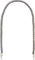 styleBREAKER Taschen Schulterriemen mit eingeflochtener Kette, Wechsel Taschengurt, Handyband, Handykette, Karabiner 02013038, Farbe:Grau