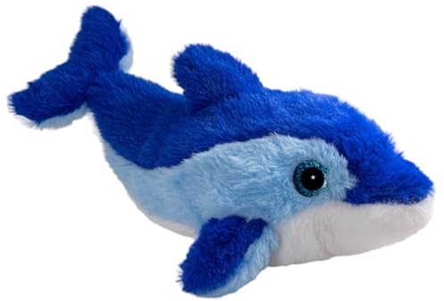 Carl Dick Delfin blau mit Glitzer-Augen, Plüschtier, Kuscheltier ca. 29cm 3582
