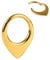 Vankula Septum Piercing Ring Hinged Segment Clicker 8mm 16g Chirurgenstahl Helix Daith Tragus Conch Piercing Schmuck für Frauen und Männer Gold