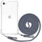 BEIMEITU for iPhone 7/8/SE 2022 Lanyard Case, Crossbody Mobile Cover with Neck Cord Strap, Transparent Clear PC Crossbody Strap Phone Case for iPhone 7/8/SE 2022