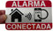 LEIASA | Cartel Área Videovigilada - 9x14 cm - Aluminio - Grosor 0,8 mm - Cartel Videovigilancia - Impresión UV - Resistente Exterior - Señal Alarma Disuasorio de Aluminio (Señal Alarma Pequeña)