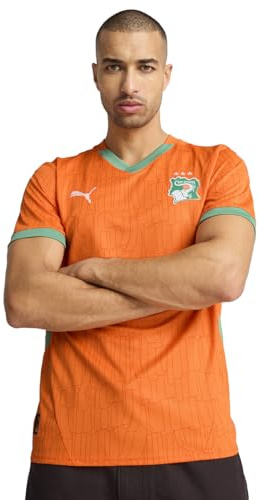 PUMA Mens Ivory Coast Home Shirt 2025 Adults