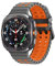 Correa Ajustable para Samsung Galaxy Watch Ultra, Correas Compatible con Smartwatch Ultra 47mm, Ideal para Deportes y Actividades Acuáticas, Resistente al Agua y Polvo. (XGris Naranja)
