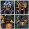 Iris bulbi/iris bulbi misti-Adatto per piantagione in giardino/balcone/esterno/interno-A-4 bulbi