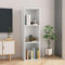 Snsowed Libreria/Mobile TV Bianco 36x30x114 cm in Legno Multistrato,Libreria,Libreria/Mobile TV,Libreria/Mobile TV Soggiorno Moderno-800135