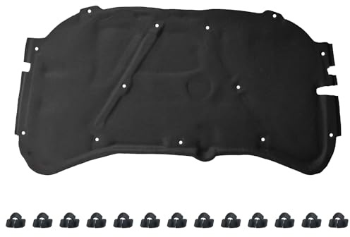 GEPCO Motorhaubendämmung Dämmmatte für VW GOLF IV 1997-2006 Bora 1998-2005 Clips