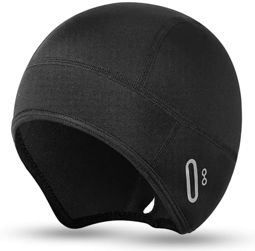 AOOSA Cykel Hjälmmössa, Mössa Vintermössa för Cykling, Dam - Huvudomkrets 52-60 cm, 52-60 | Vindtät cykelhjälm vinter med glasögonhål, unisex cykelhatt, för skidåkning, löpning och skridskoåkning