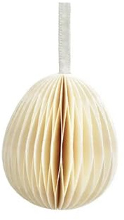 Seyila Home Honeycomp Osterei 3 er Set zum hängen - dekorativer Papier Osteranhänger in verschiedenen Größen und Farben ideal zum kombinieren, leichte Frühlings-Osterdeko, Ostern