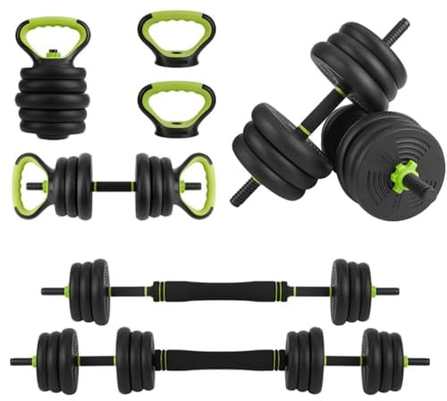 Garvee 4, in, 1 Verstellbares Hantel, Set für Krafttraining, Als Kurzhantel