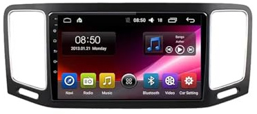 Car Radio para Volkswagen Sharan 2012-2018 Android 15 9 Pulgadas Multimedia Pantalla con BT GPS WiFi Radio Backup Camera para, 4 Core 4G+64G
