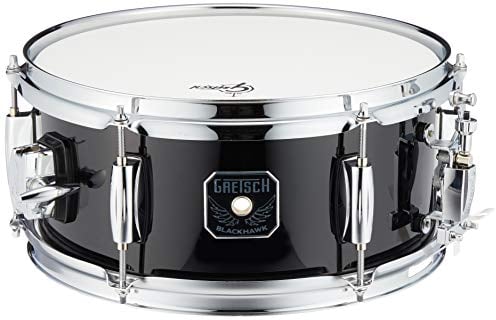 Gretsch SD Rullante Black Hawk Mighty Mini - gamma completa - guscio in pioppo a 7 strati - hardware cromato - nero - 12 x5,5, BH-5512-BK