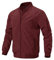 donhobo Bomberjacke Herren Winter Fliegerjacke College Jacke Pilotenjacke Baseball Blouson Army Übergangsjacke Outdoor Windjacke Herbstjacke (Rot, S)