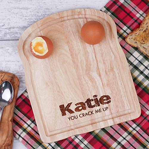 You Crack Me Up Dippy Egg & Soldiers Board Ideal Egg Cup for Breakfast