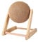 Juguete para Gato de Bola de rascar, rascador de Gato de Madera Maciza, Base de Madera Estable y Bola de Cuerda de sisal para Gatos Que cruzan Las grifes y protegen los Muebles
