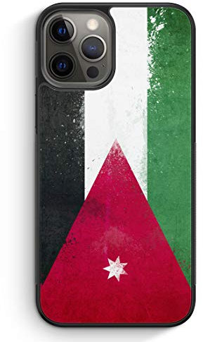 Jordanien Grunge Jordan - Silikon Hülle für iPhone 13 Pro - Motiv Design - Cover Handyhülle Schutzhülle Case Schale